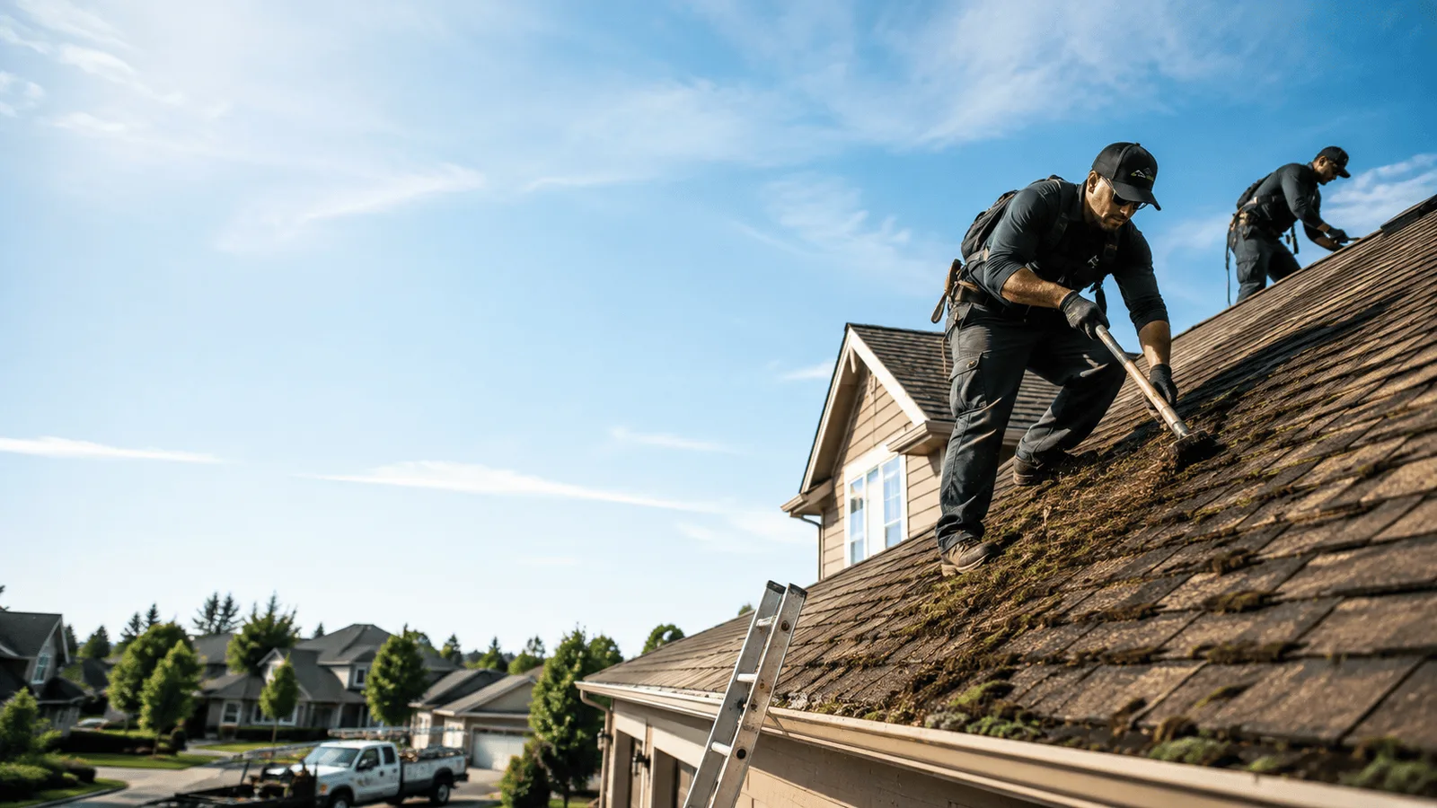 Roof Moss Removal in Luther, OK near me